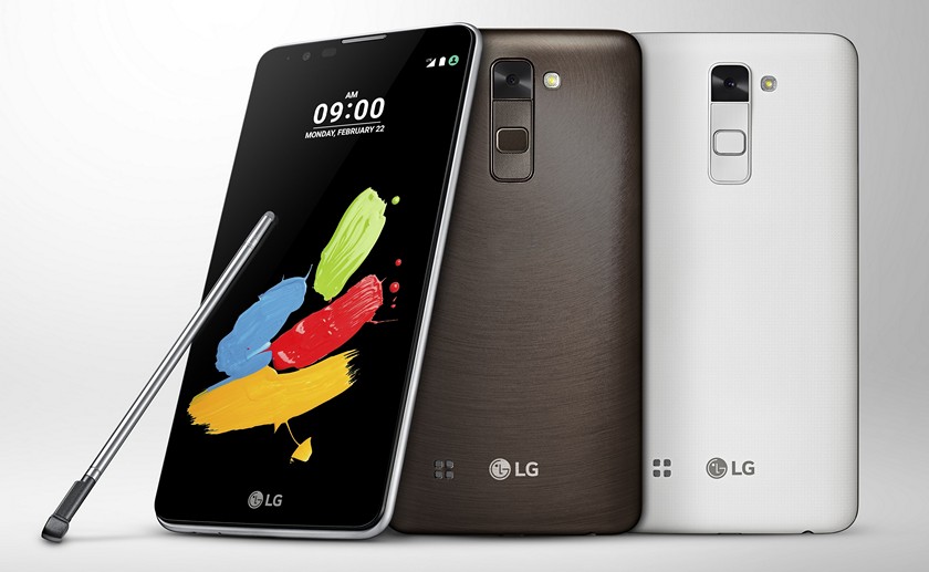 LG представила смартфон Stylus 2 к MWC 2016