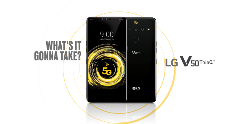 LG V50 ThinQ 5G появится в продаже 10 мая