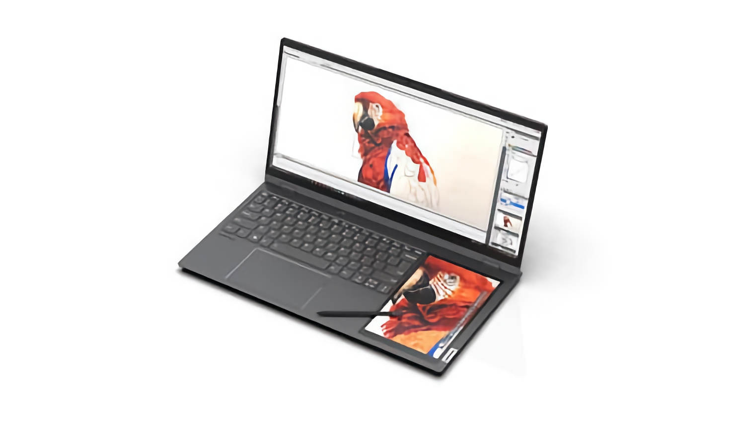 Lenovo bringt das ThinkBook Plus auf den Markt: ein 17-Zoll-Notebook mit einem zusätzlichen Bildschirm neben der Tastatur