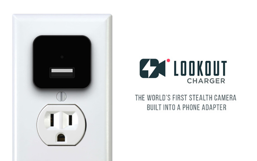 LookOut Charger - камера видеонаблюдения в виде зарядки для телефона
