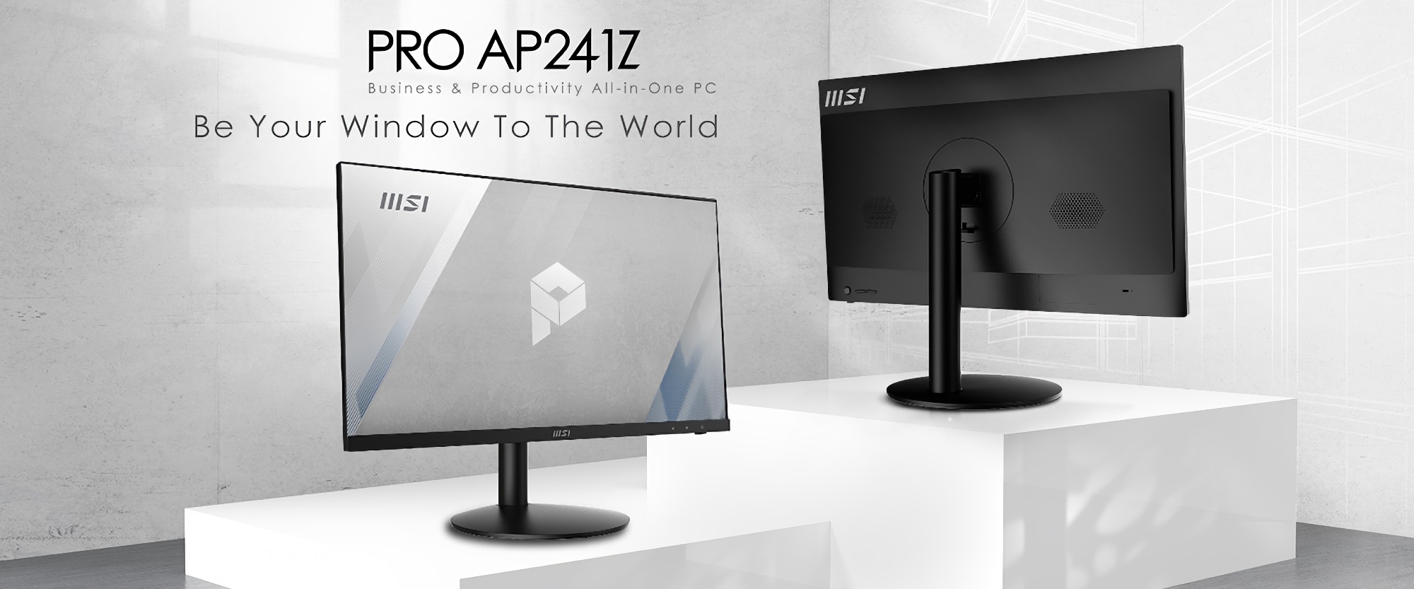 MSI annuncia PRO AP241Z: All-in-One da 24" con processore AMD Ryzen 7 5700G e Windows 11 integrato