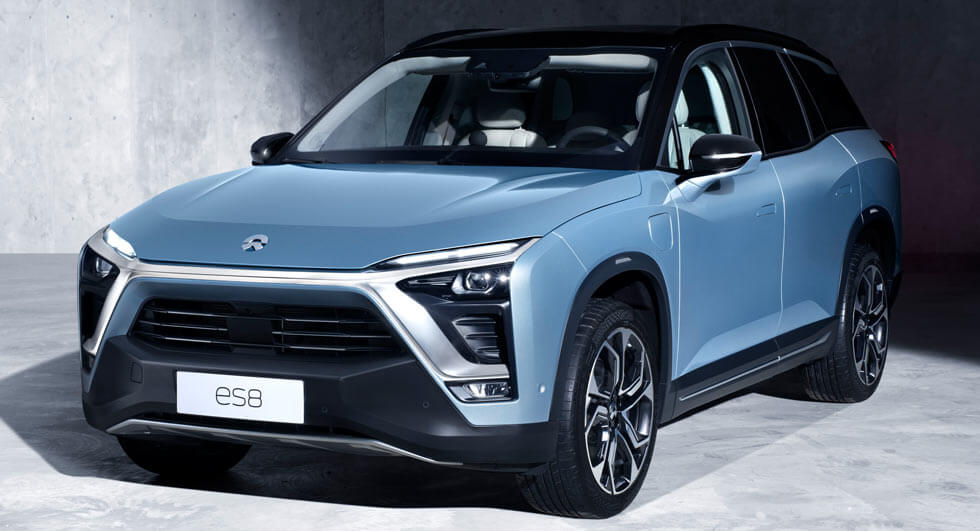 Nio released a stylish electric car NIO ES8, which costs twice as cheap as the Tesla Model X