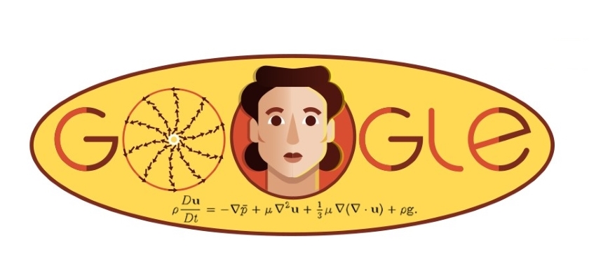 Дудл Google празднует 97 ­лет со дня рождения Ольги Ладыженской