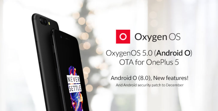 Android 8.0 for OnePlus 5 came out of the "Beta"
