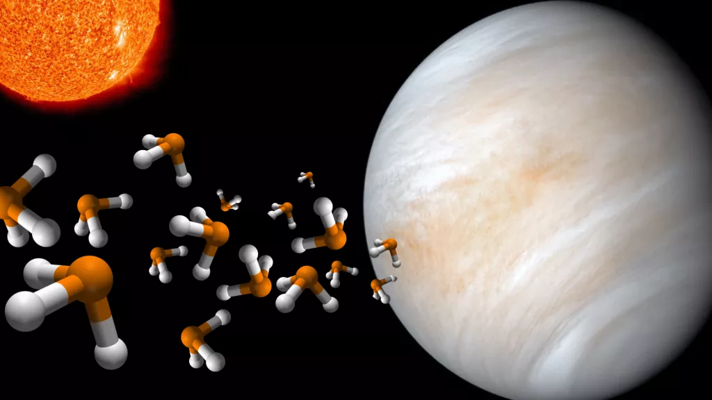 Les scientifiques ont à nouveau trouvé des signes de vie dans l'atmosphère de Vénus : des traces de phosphine dans les nuages à une altitude de 50 km de la surface.