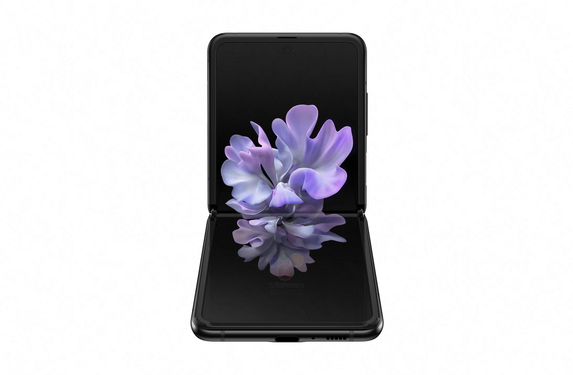 «Розкладачка» Samsung Galaxy Z Flip на нових рендерах: Infinity-O дисплей та подвійна камера