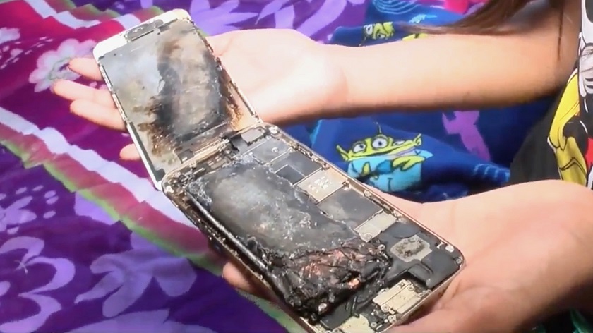 iPhone 6 загорівся в руках 11-річної дівчинки