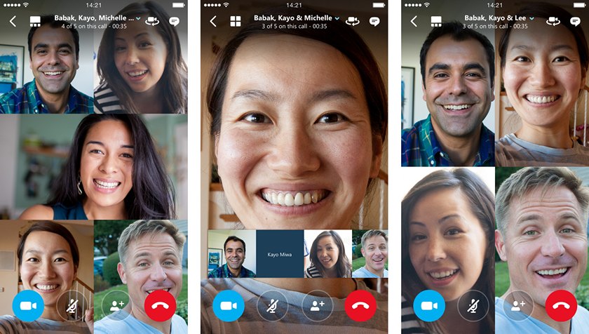 Skype добавил поддержку групповых видеозвонков на Android и iOS