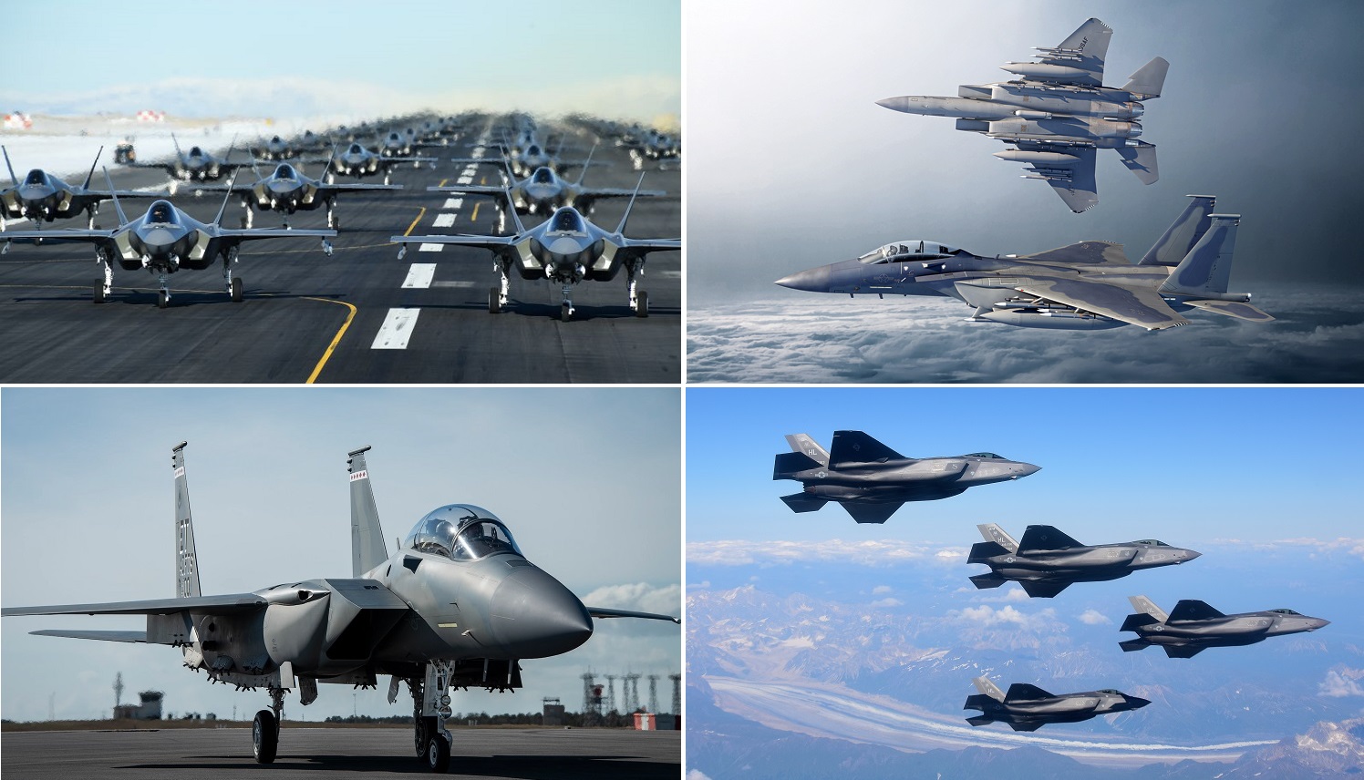 L'armée de l'air américaine va acquérir 72 avions de combat pour la première fois dans l'histoire récente - le service a demandé des fonds pour commander 48 F-35 et 24 F-15EX modernisés.