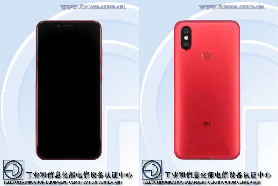 Xiaomi Mi 6X appeared in TENAA: a copy of the Redmi Note 5 Pro with a battery of 2910 mAh