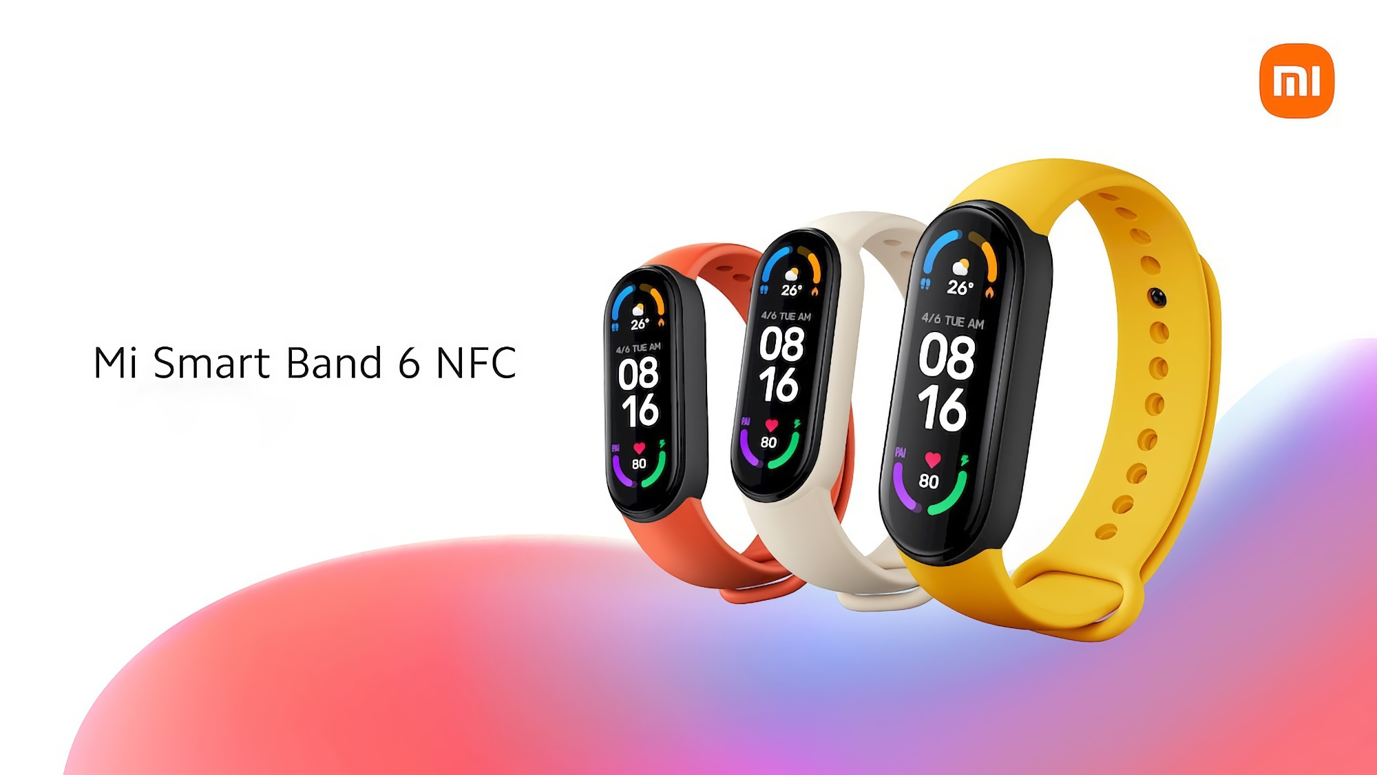 Xiaomi Mi Band 6 NFC wird in der Ukraine am 7. Oktober in den Verkauf gehen und wird mit einem Rabatt erhältlich sein