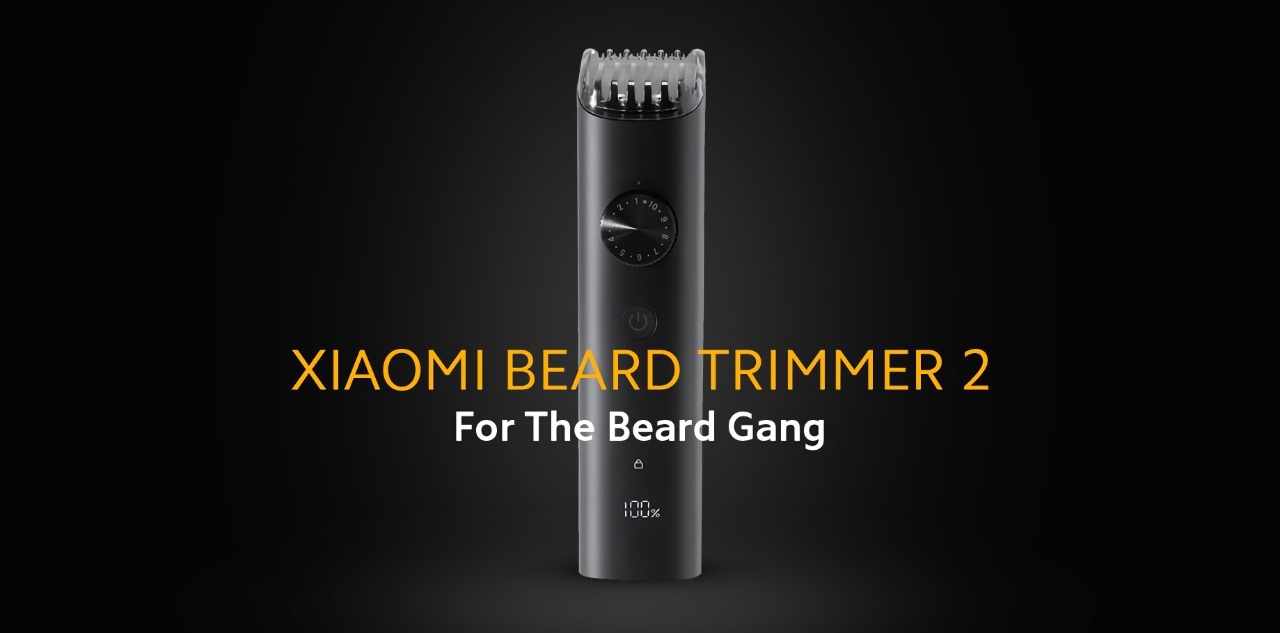 Xiaomi Beard Trimmer 2: пристрій для гоління із захистом IPX7, автономністю до 90 хвилин та LED-дисплеєм за ціною $26