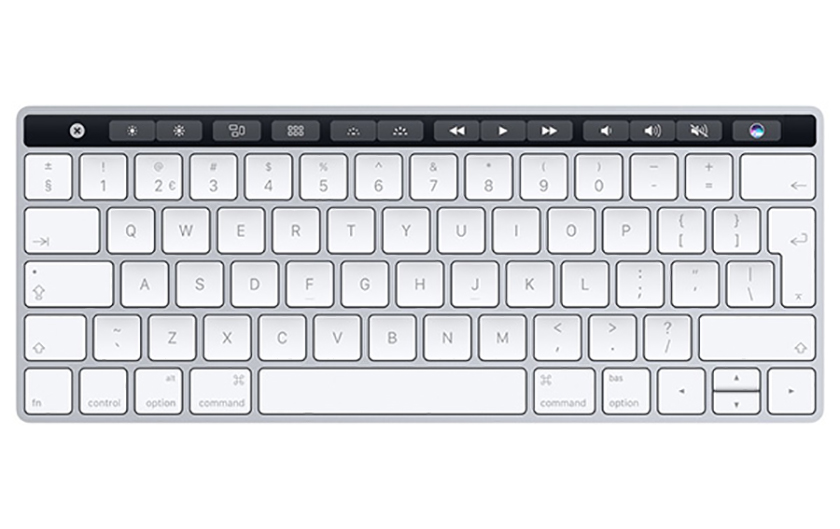 Apple запатентовала клавиатуру с Touch Bar