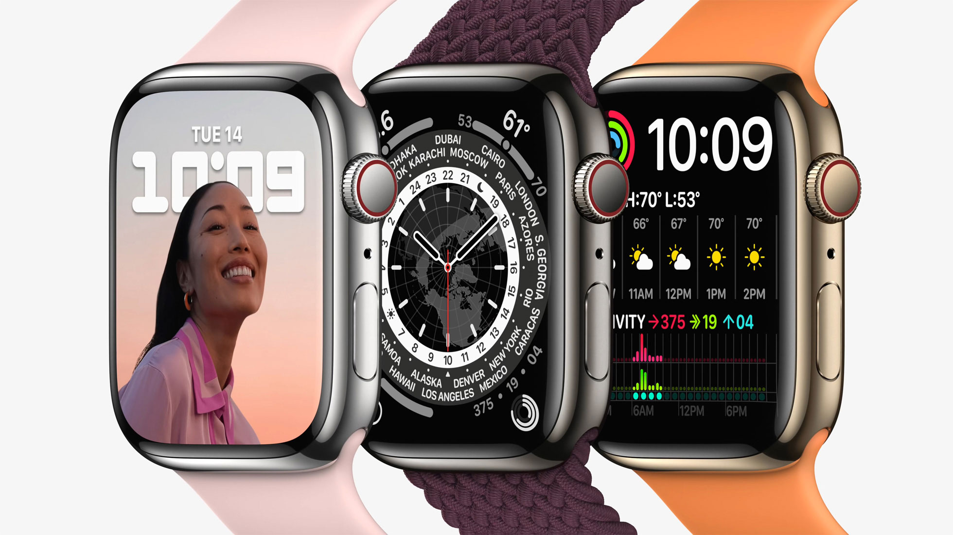 Офіційно: смарт-годинник Apple Watch Series 7 надійде у продаж 15 жовтня