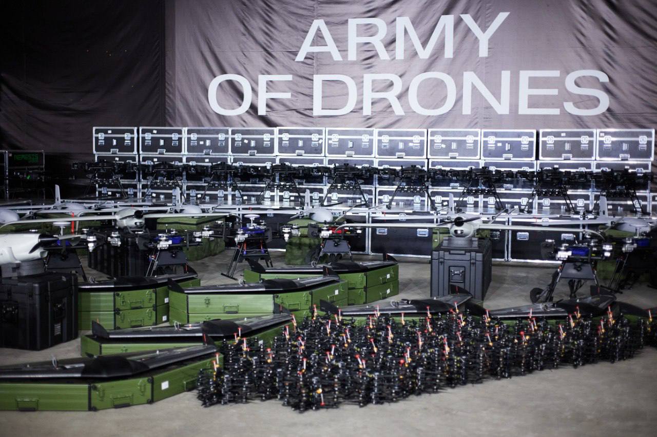 "Army of Drones" handed over 2,000 Ukrainian-made drones to the AFU