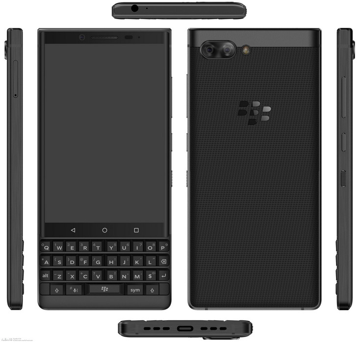 Рендеры смартфона BlackBerry Athena с QWERTY-клавиатурой