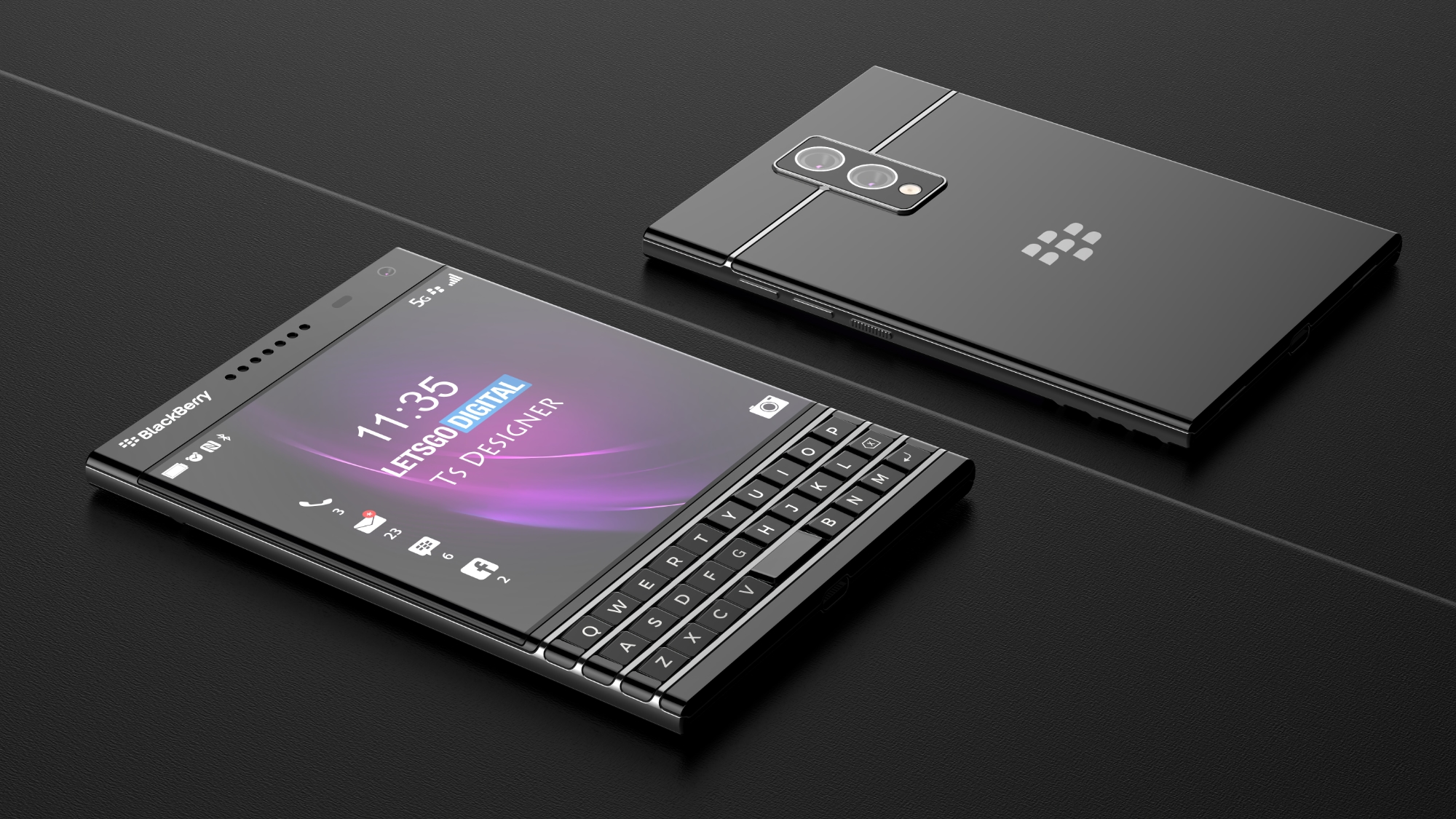 BlackBerry is preparing to release a smartphone with a physical QWERTY keyboard, here's how it might look