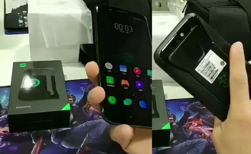 Gamersky smartphone Xiaomi BlackShark showed on the video a day before the announcement