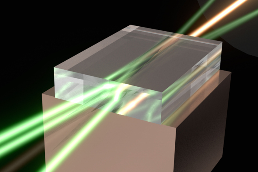 Ученые научились соединять несколько лазерных лучей в один