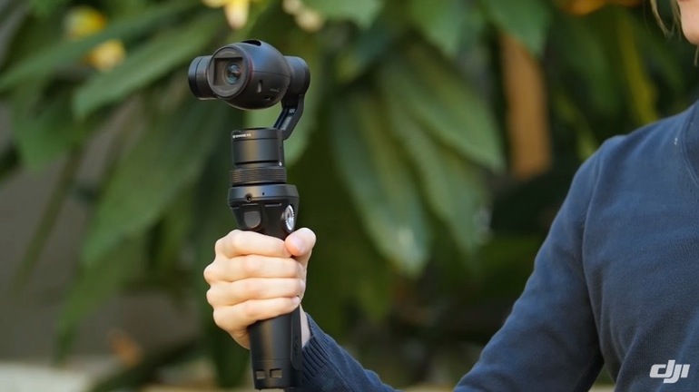DJI представила ручную 4K камеру Osmo со стабилизирующим подвесом