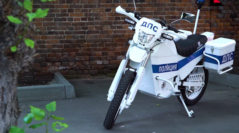 Концерн «Калашников» создает электромотоцикл для полиции