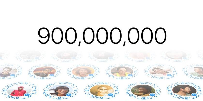 Аудитория мессенджера Facebook превысила 900 млн человек