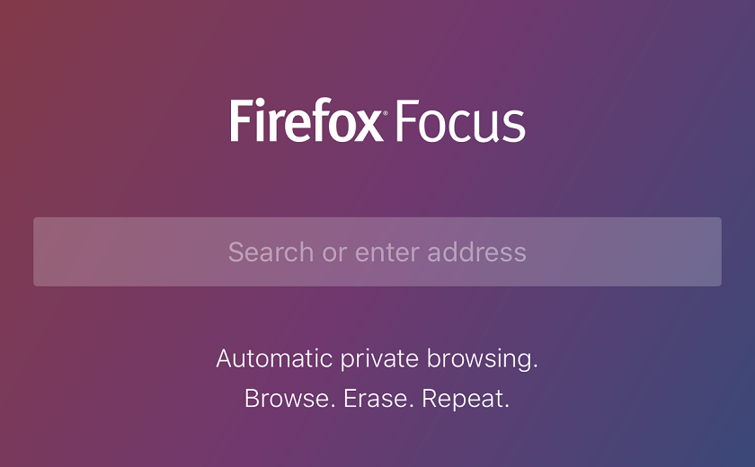 Mozilla выпустила браузер Firefox Focus для iOS
