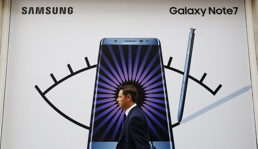 Samsung приостановил производство Galaxy Note 7 из-за взрывов
