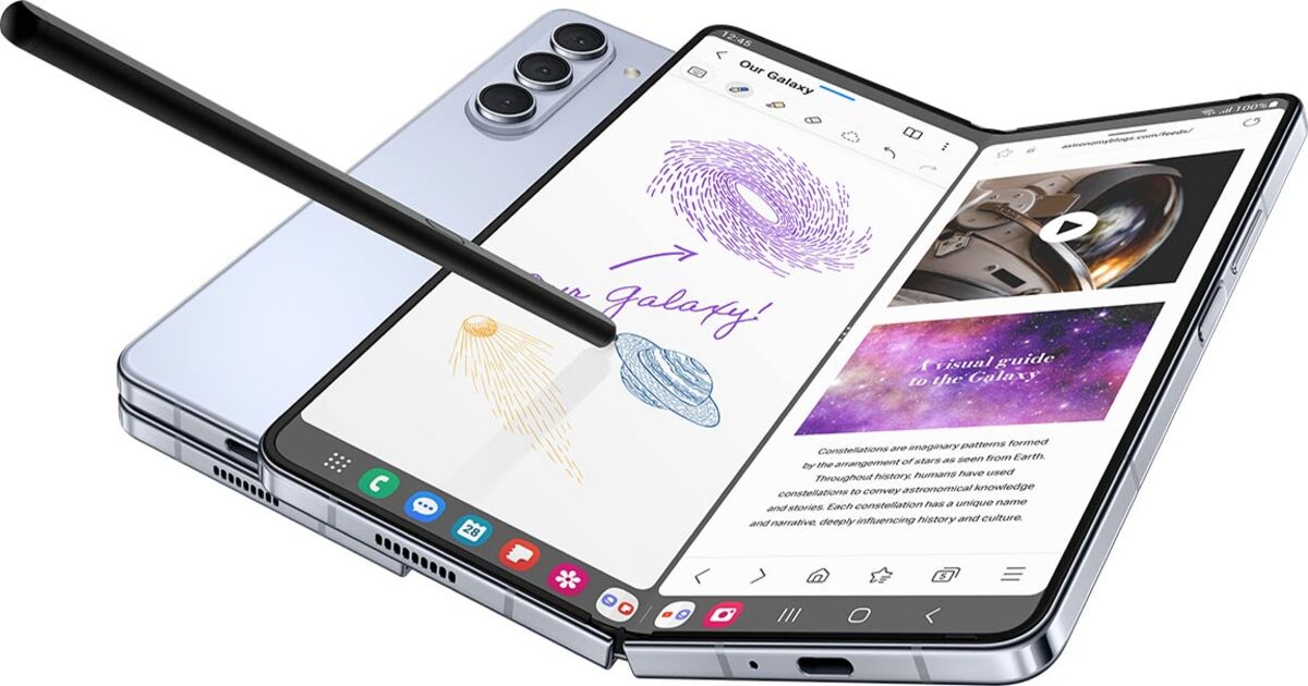 Verkoop van opvouwbare Samsung-telefoons keldert in China
