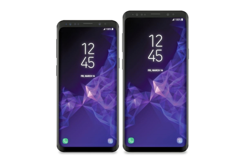 Photos of the Galaxy S9 and S9 +