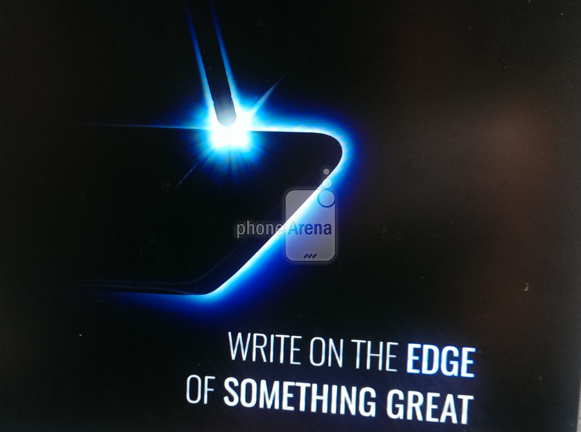 На изогнутых гранях экрана Samsung Galaxy Note 7 edge можно будет делать рукописные заметки