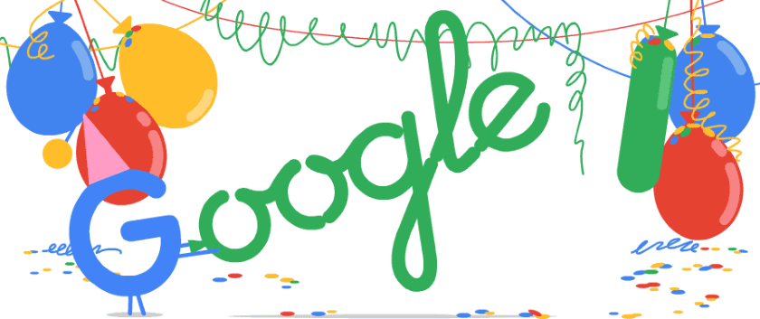 Google отметил свое «совершеннолетие» веселым дудлом