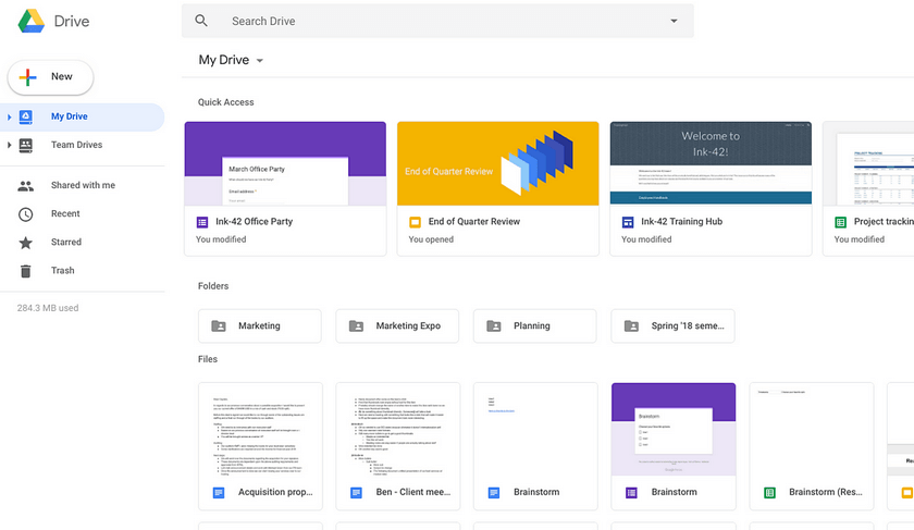 Google Drive moves to a new design after Gmail