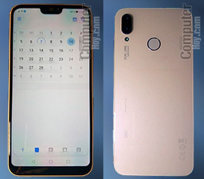 Live photos Huawei P20 Lite: double camera and cutout in the style of the iPhone X