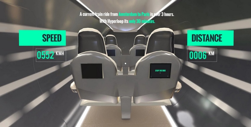 Транспорт будущего Hyperloop заработал в виртуальной реальности