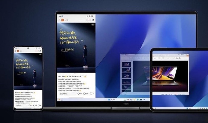 Xiaomi har avslørt mulighetene for å dele Redmi K70-smarttelefoner og Redmi Book 2024-bærbare datamaskiner med HyperOS.
