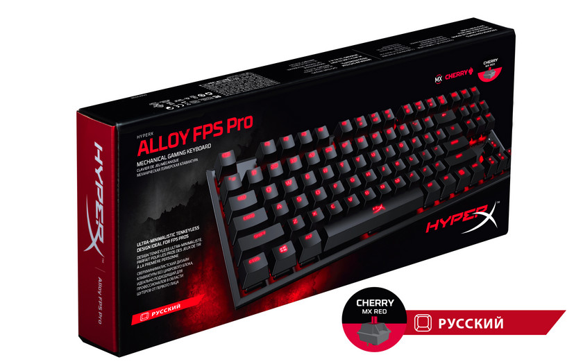 Клавиатура HyperX Alloy FPS Pro: компактная, механическая, уже в Украине