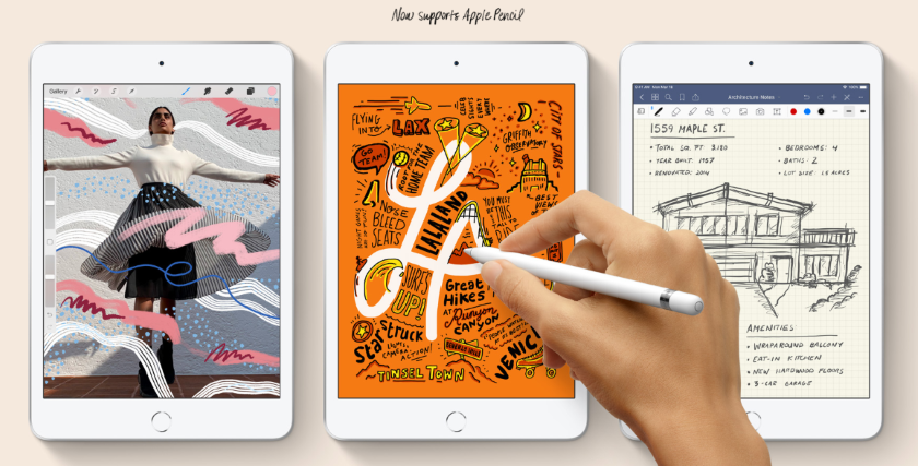 Apple презентувала iPad Mini 5 і оновлений iPad Air 10.5 з чіпом A12 Bionic та підтримкою Apple Pencil