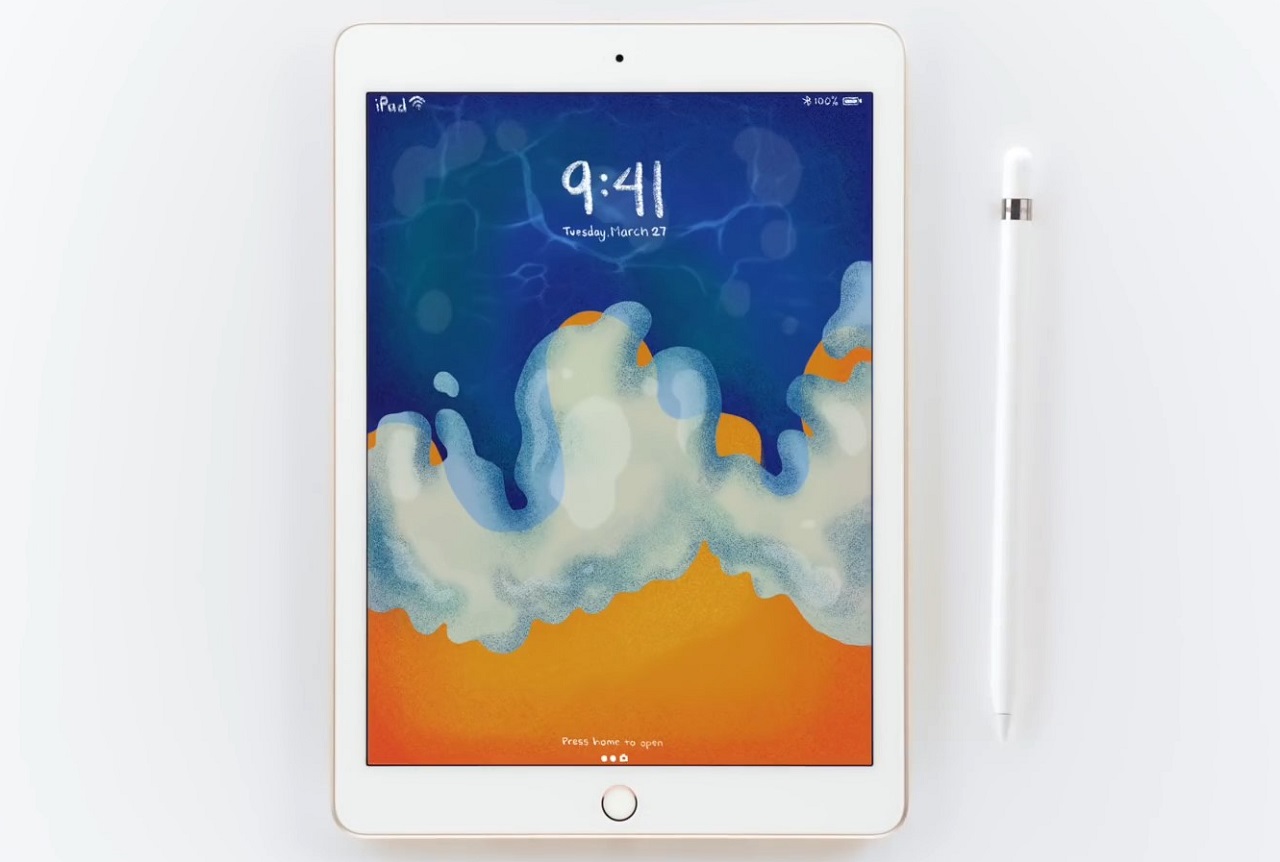 Apple released the iPad 2018 with a stylus and an A10 Fusion processor, like the iPhone 7