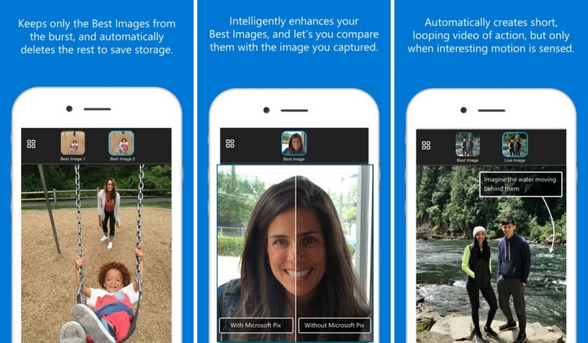 Microsoft Pix: «умное» приложение для камеры iPhone