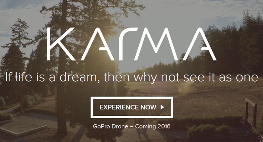Первый дрон от GoPro получил название Karma, анонс в 2016 году