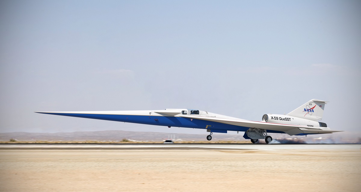 Надзвуковий пасажирський літак NASA X-59 здійснить перший політ до кінця 2023 року