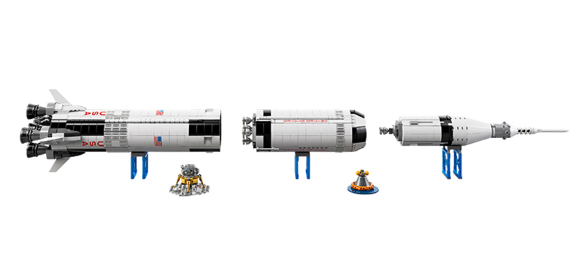 LEGO выпустила модель Saturn V - ракеты, которая запустила человека на Луну