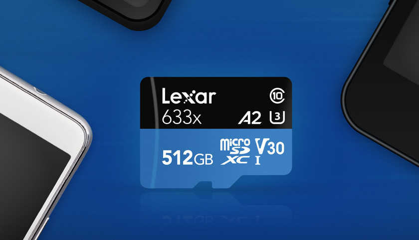 Lexar выпустила самую быструю карту памяти microSD на 512 ГБ