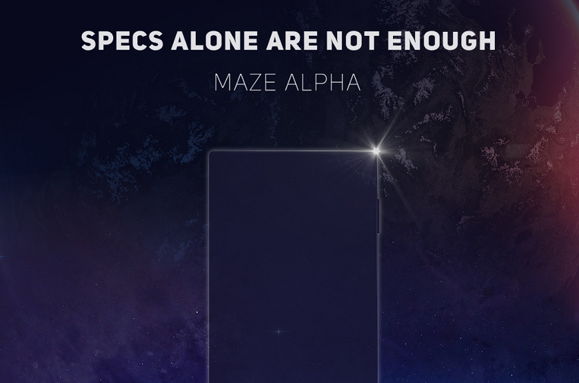 Безрамочный смартфон Maze Alpha позиционируется как конкурент  Xiaomi Mi Mix