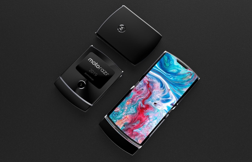 Motorola Razr на офіційних рендерах: «розкладачка» з гнучким дисплеєм