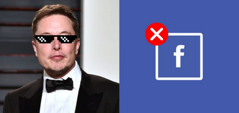 Ilon Mask removed the pages of SpaceX and Tesla in Facebook at the request of users