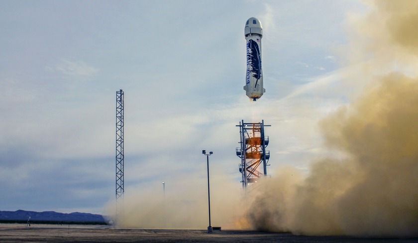 Blue Origin провела третью по счету посадку ракеты New Shepard