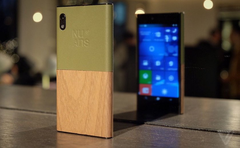 Стильный NuAns Neo на Windows 10 Mobile появится за пределами Японии