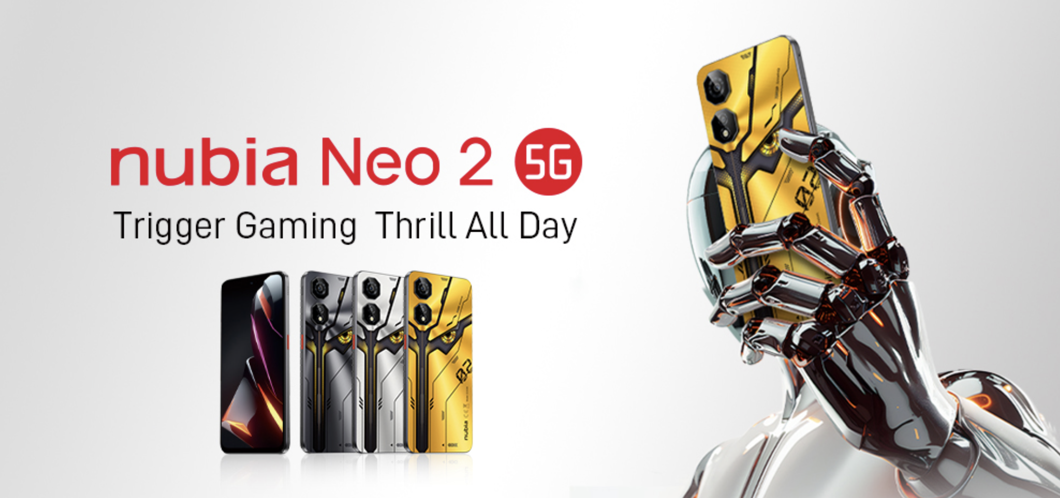 nubia Neo 2 5G: un smartphone para juegos con gatillos laterales, pantalla de 120 Hz y batería de 6000 mAh por 199 dólares